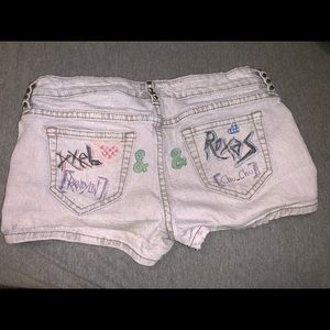 City Streets graffiti shorts